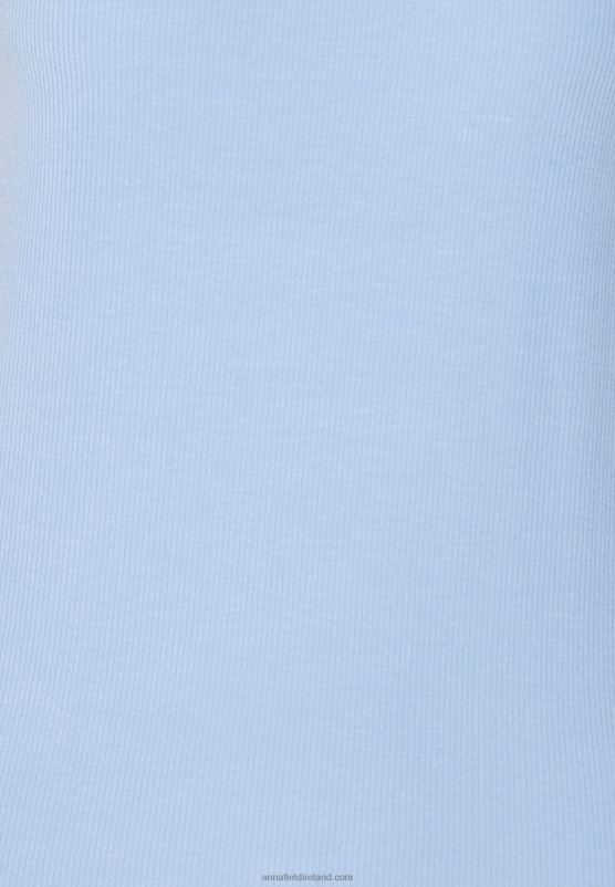 Z62T289 Women Anna Field Basic T-Shirt Blue