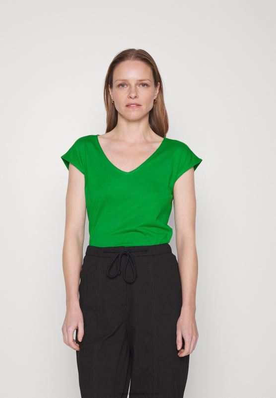 Z62T296 Women Anna Field Basic T-Shirt Green
