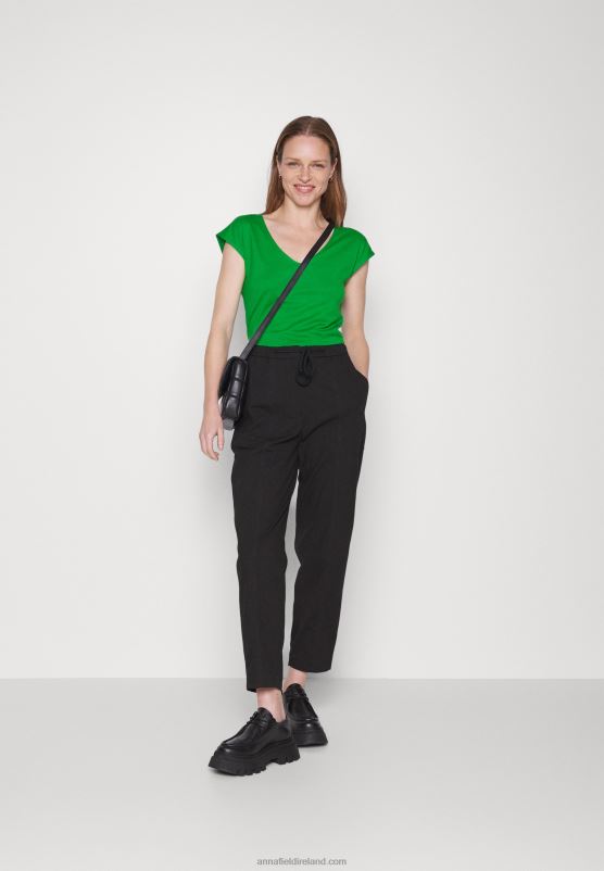 Z62T296 Women Anna Field Basic T-Shirt Green