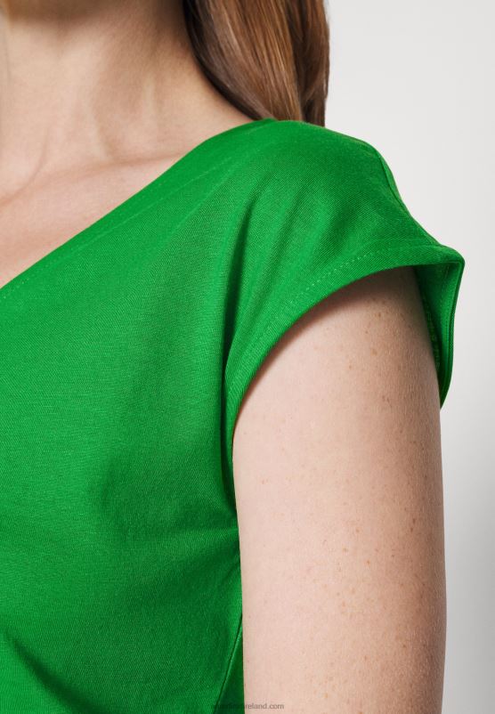 Z62T296 Women Anna Field Basic T-Shirt Green