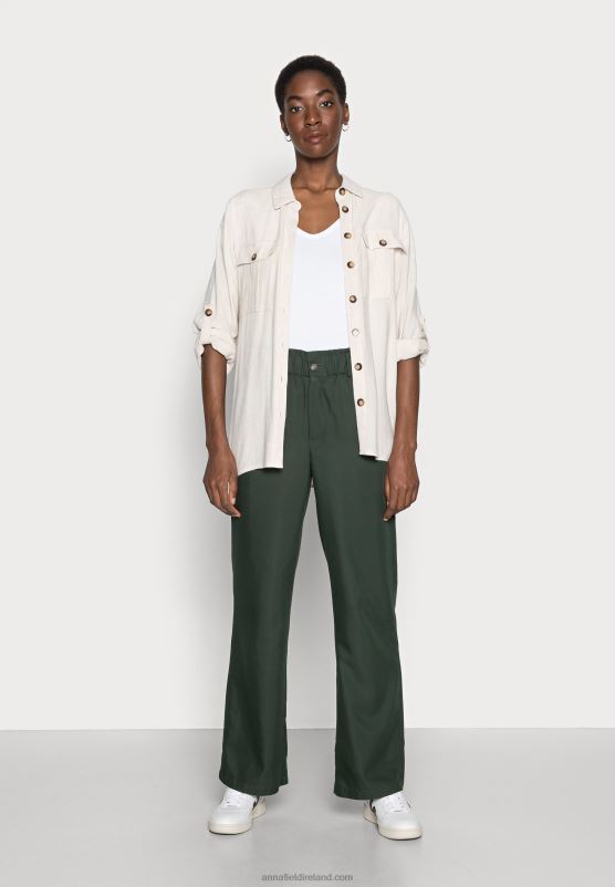 Z62T300 Women Anna Field 2 Pack Basic T-Shirt White/Black