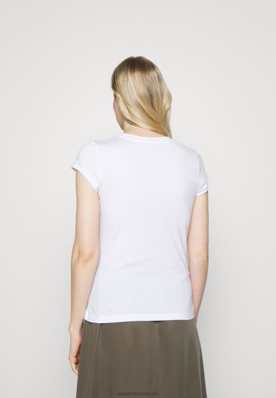 Z62T304 Women Anna Field Basic T-Shirt White