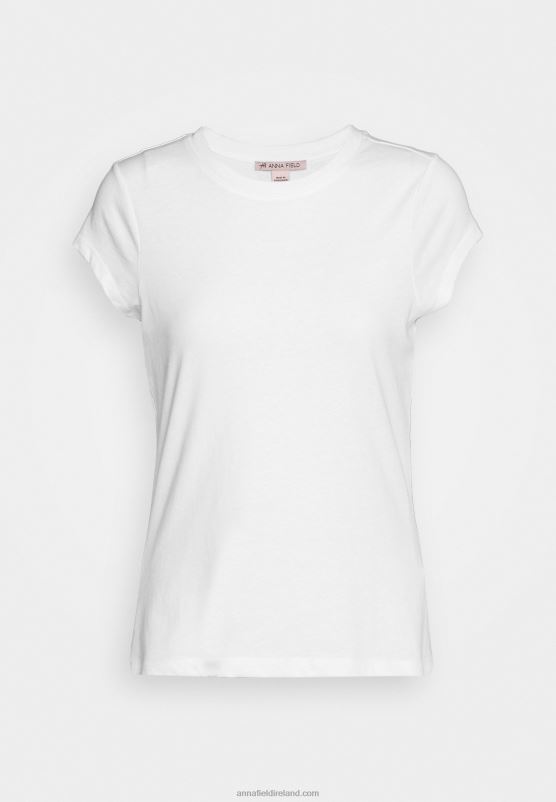 Z62T304 Women Anna Field Basic T-Shirt White