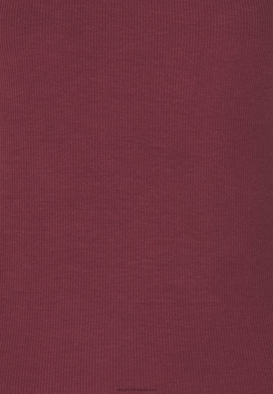 Z62T310 Women Anna Field Basic T-Shirt Dark Red