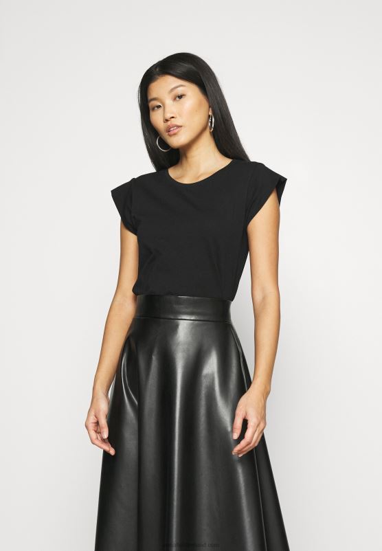 Z62T314 Women Anna Field Basic T-Shirt Black