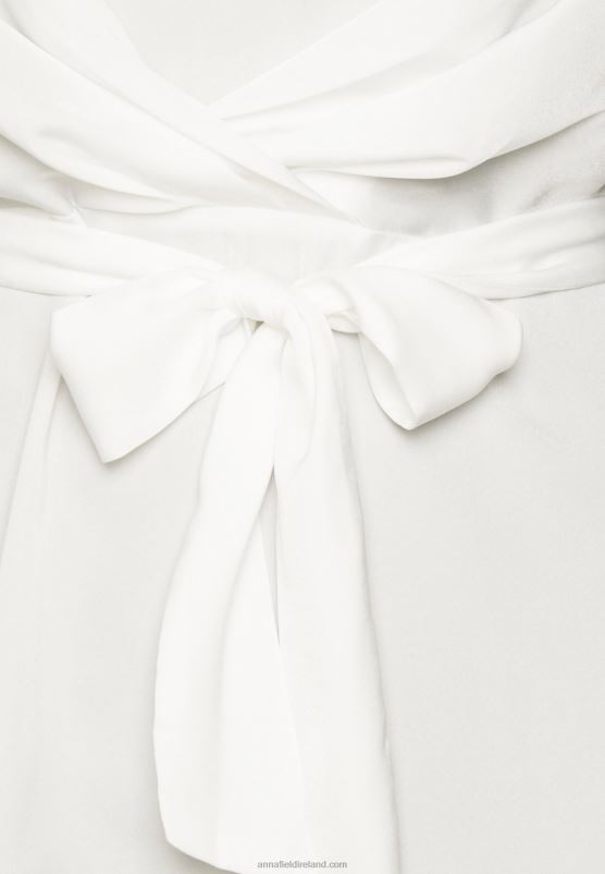 Z62T323 Women Anna Field Print T-Shirt Off-White