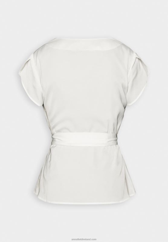 Z62T323 Women Anna Field Print T-Shirt Off-White