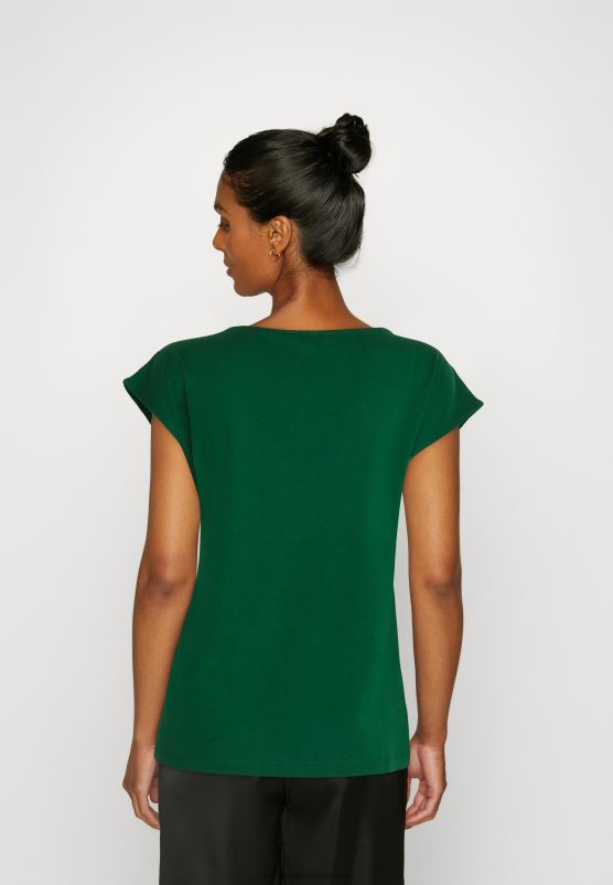 Z62T326 Women Anna Field Basic T-Shirt Dark Green