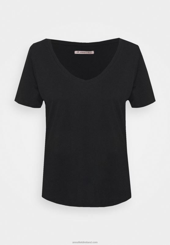 Z62T341 Women Anna Field Basic T-Shirt Black