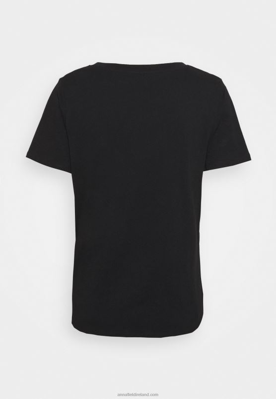 Z62T341 Women Anna Field Basic T-Shirt Black