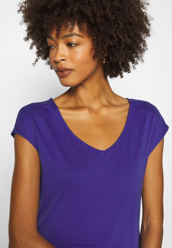 Z62T348 Women Anna Field Basic T-Shirt Clematis Blue