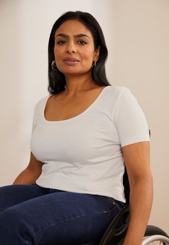 Z62T350 Women Anna Field Basic T-Shirt White