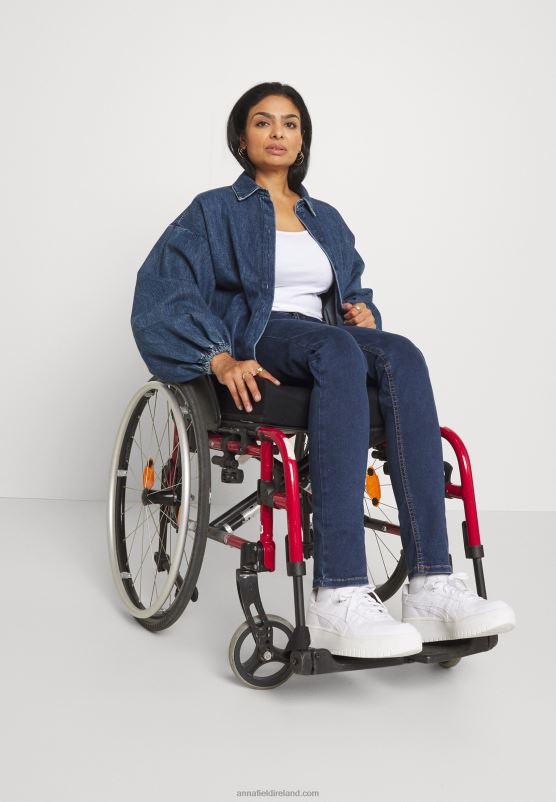 Z62T350 Women Anna Field Basic T-Shirt White