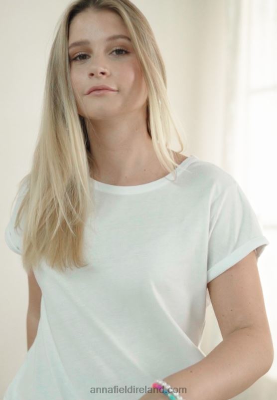 Z62T352 Women Anna Field 3 Pack Basic T-Shirt Dark Red/White/Black