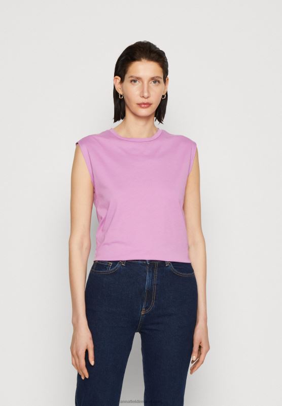 Z62T363 Women Anna Field Basic T-Shirt Lilac
