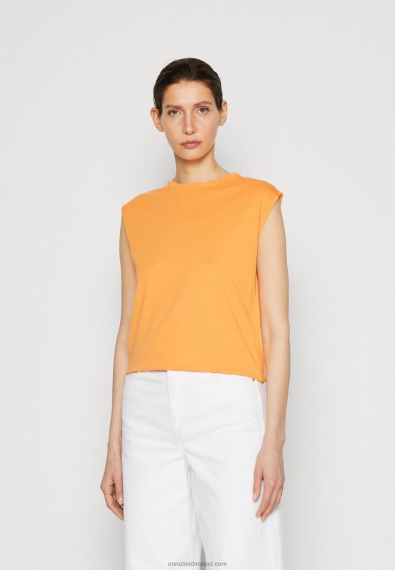 Z62T365 Women Anna Field Basic T-Shirt Orange