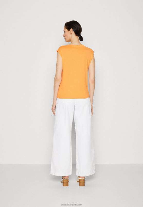 Z62T365 Women Anna Field Basic T-Shirt Orange