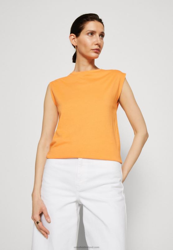 Z62T365 Women Anna Field Basic T-Shirt Orange