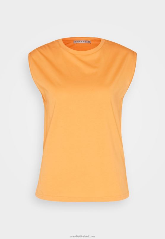 Z62T365 Women Anna Field Basic T-Shirt Orange