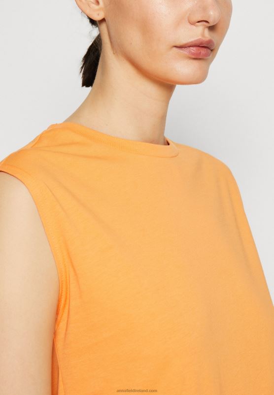 Z62T365 Women Anna Field Basic T-Shirt Orange