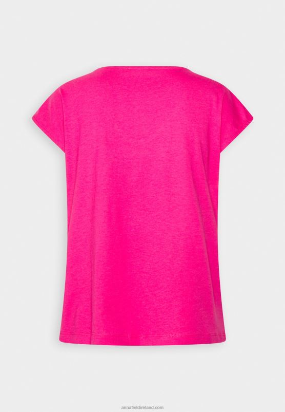 Z62T378 Women Anna Field Basic T-Shirt Pink