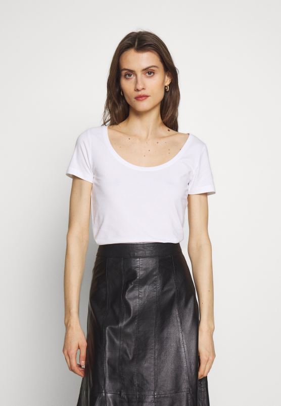 Z62T380 Women Anna Field 3 Pack Basic T-Shirt White/Camel/Black