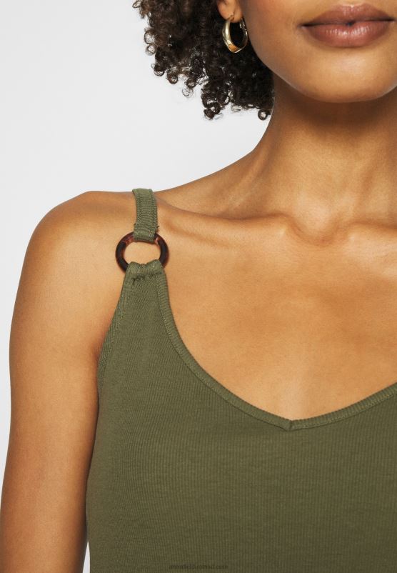 Z62T381 Women Anna Field Top Olive Night