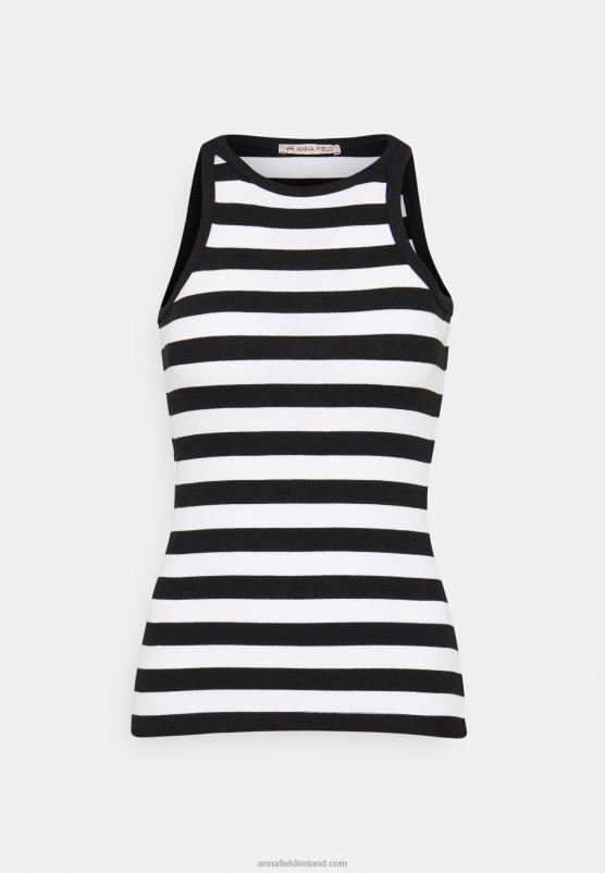 Z62T383 Women Anna Field 2 Pack Top Black