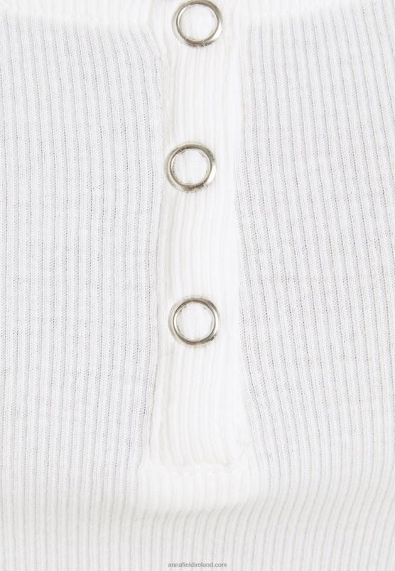 Z62T387 Women Anna Field Top White