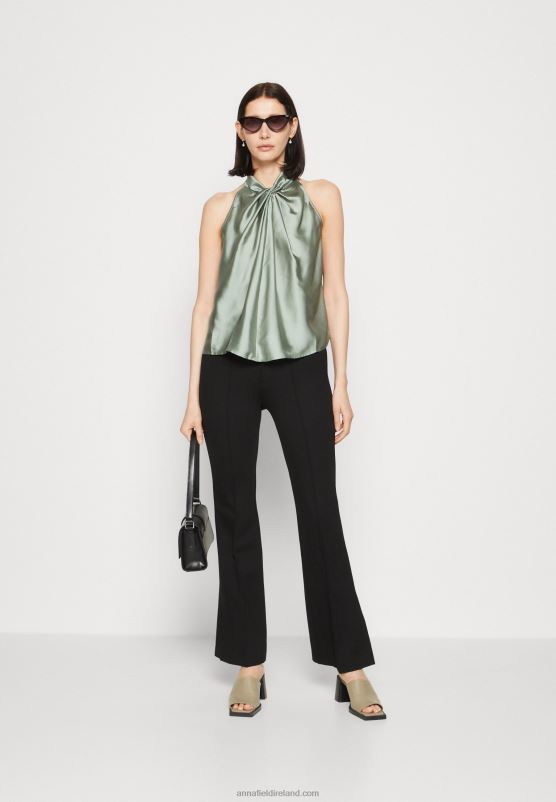 Z62T390 Women Anna Field Top Light Green