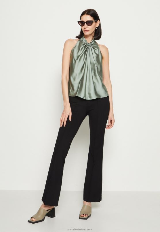 Z62T390 Women Anna Field Top Light Green