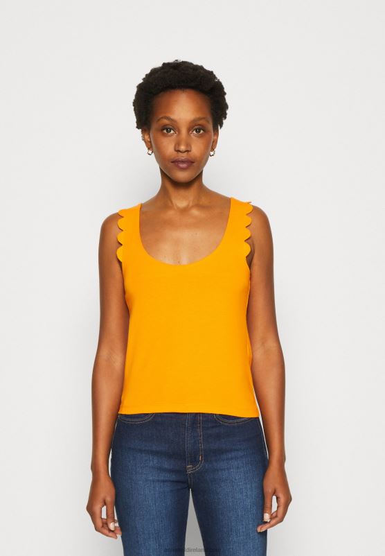 Z62T393 Women Anna Field Top Orange