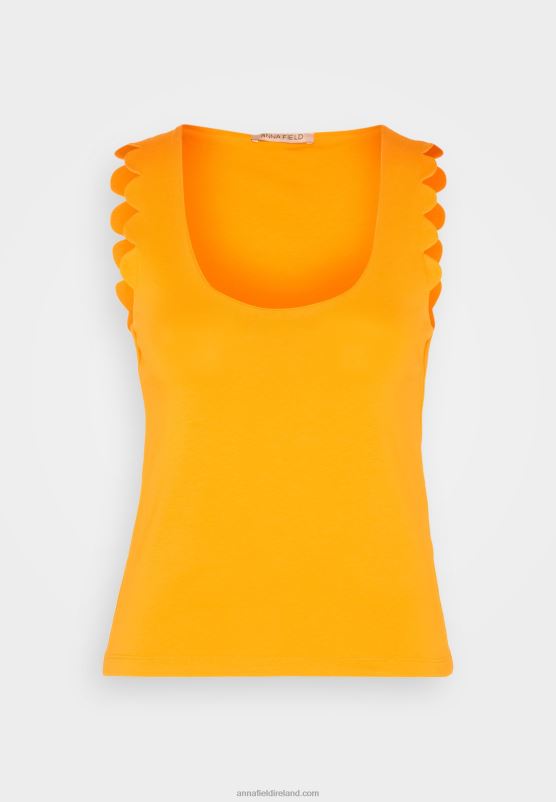 Z62T393 Women Anna Field Top Orange