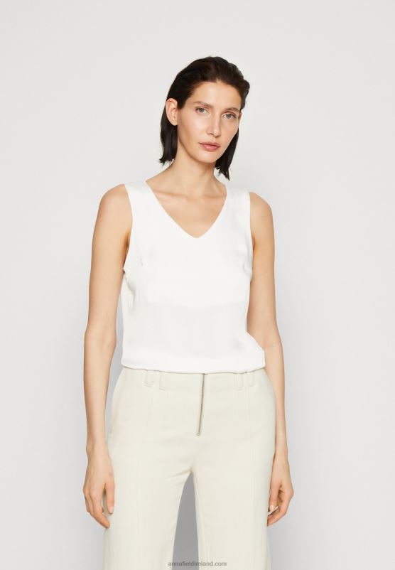 Z62T399 Women Anna Field Top Off White