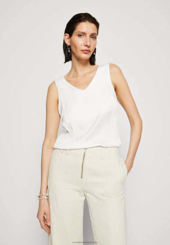 Z62T399 Women Anna Field Top Off White