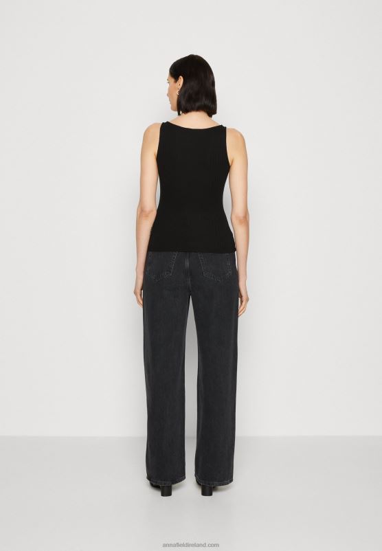 Z62T406 Women Anna Field Top Black