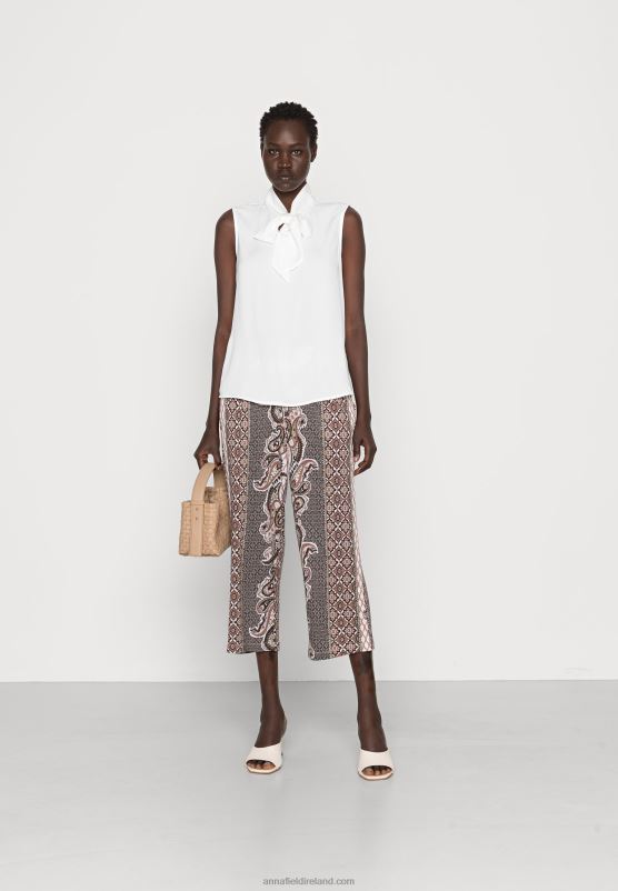 Z62T407 Women Anna Field Top White