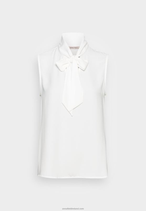 Z62T407 Women Anna Field Top White