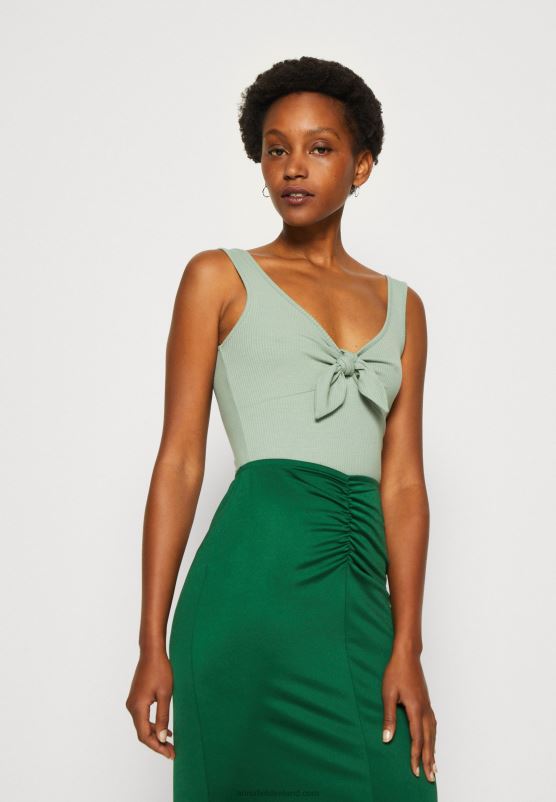 Z62T409 Women Anna Field Top Light Green