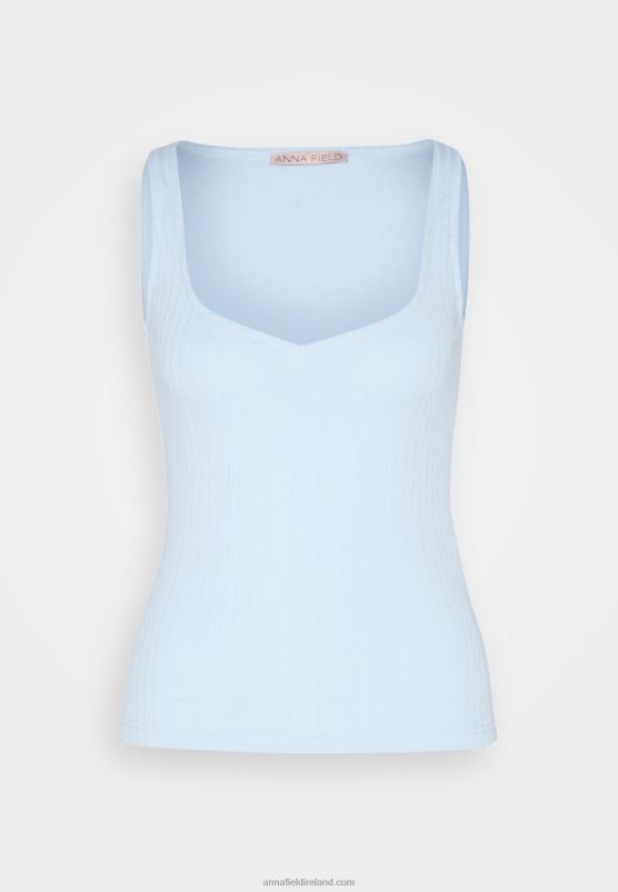 Z62T414 Women Anna Field Top Light Blue