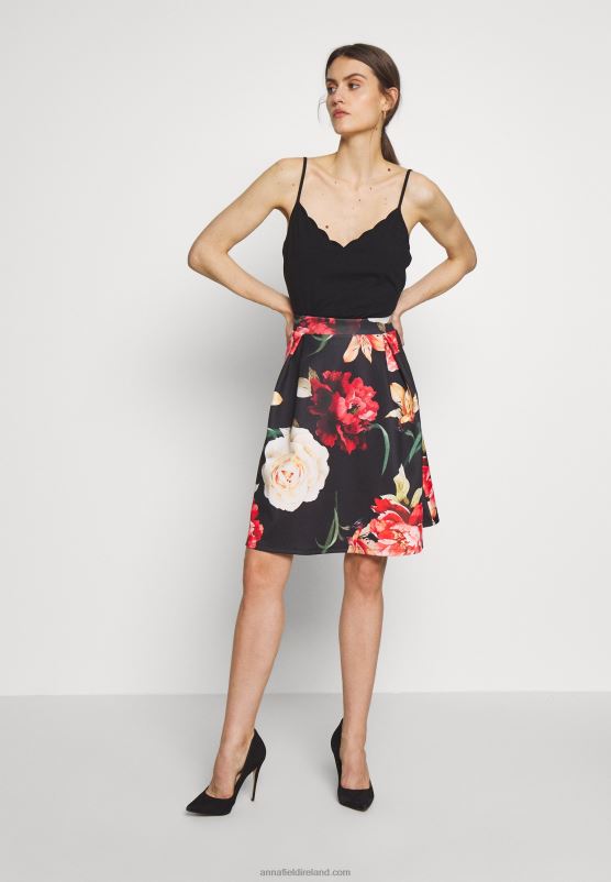 Z62T415 Women Anna Field Top Black