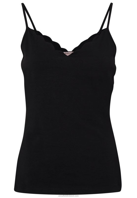 Z62T415 Women Anna Field Top Black