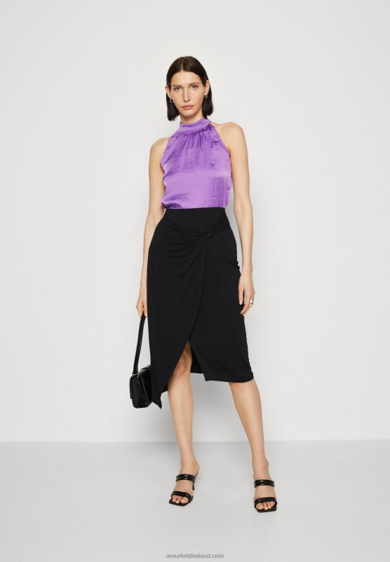 Z62T416 Women Anna Field Top Lilac