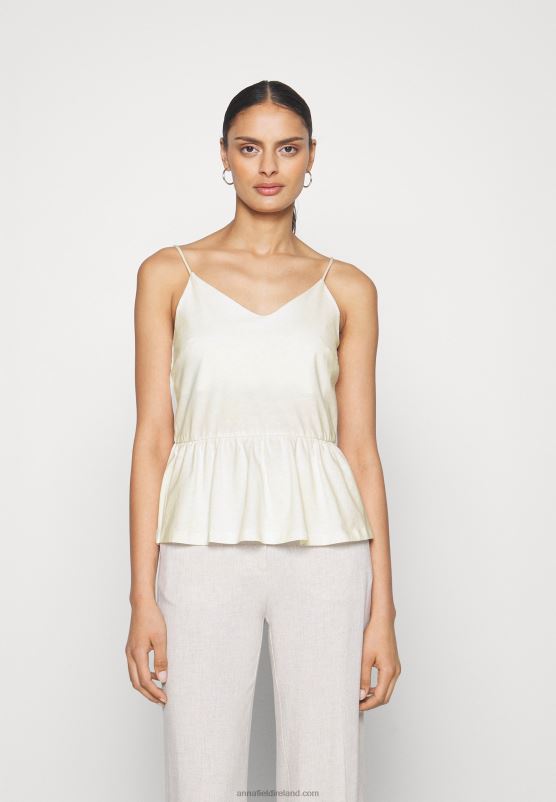 Z62T427 Women Anna Field 2 Pack Top Black/White