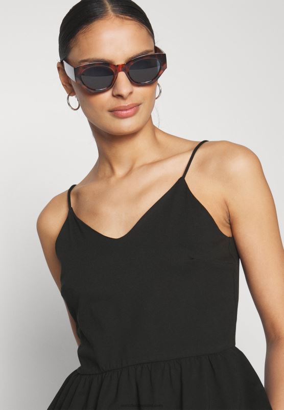 Z62T427 Women Anna Field 2 Pack Top Black/White