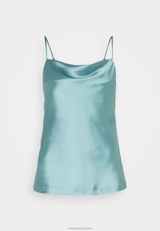 Z62T432 Women Anna Field Top Light Blue