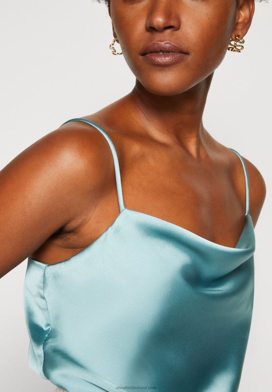 Z62T432 Women Anna Field Top Light Blue