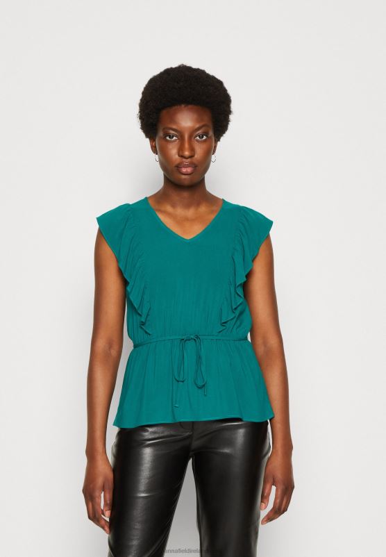 Z62T436 Women Anna Field Top Green