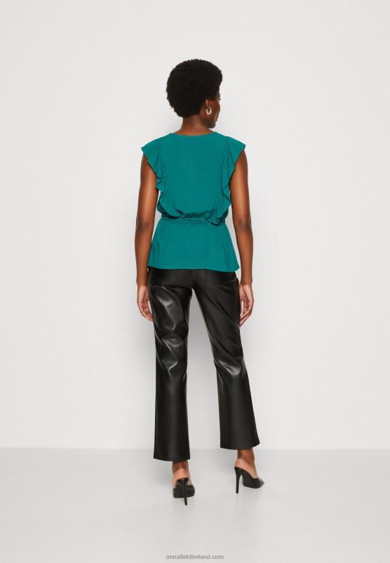 Z62T436 Women Anna Field Top Green