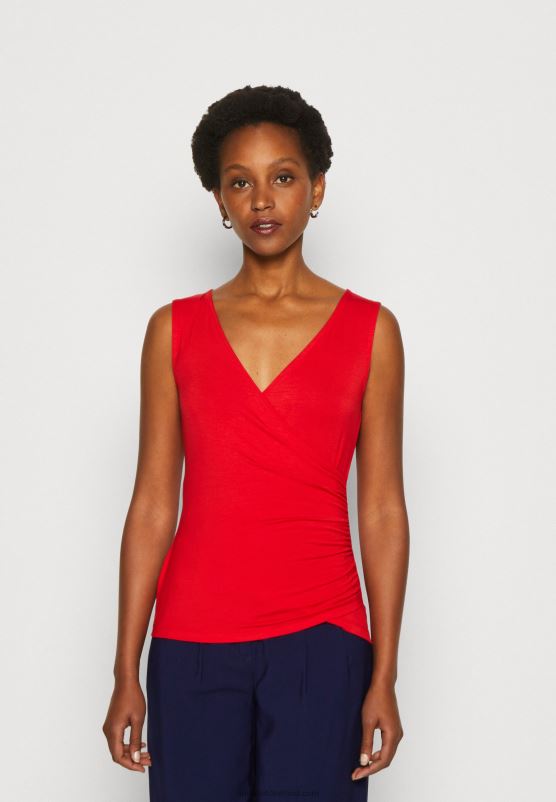 Z62T437 Women Anna Field Top Red